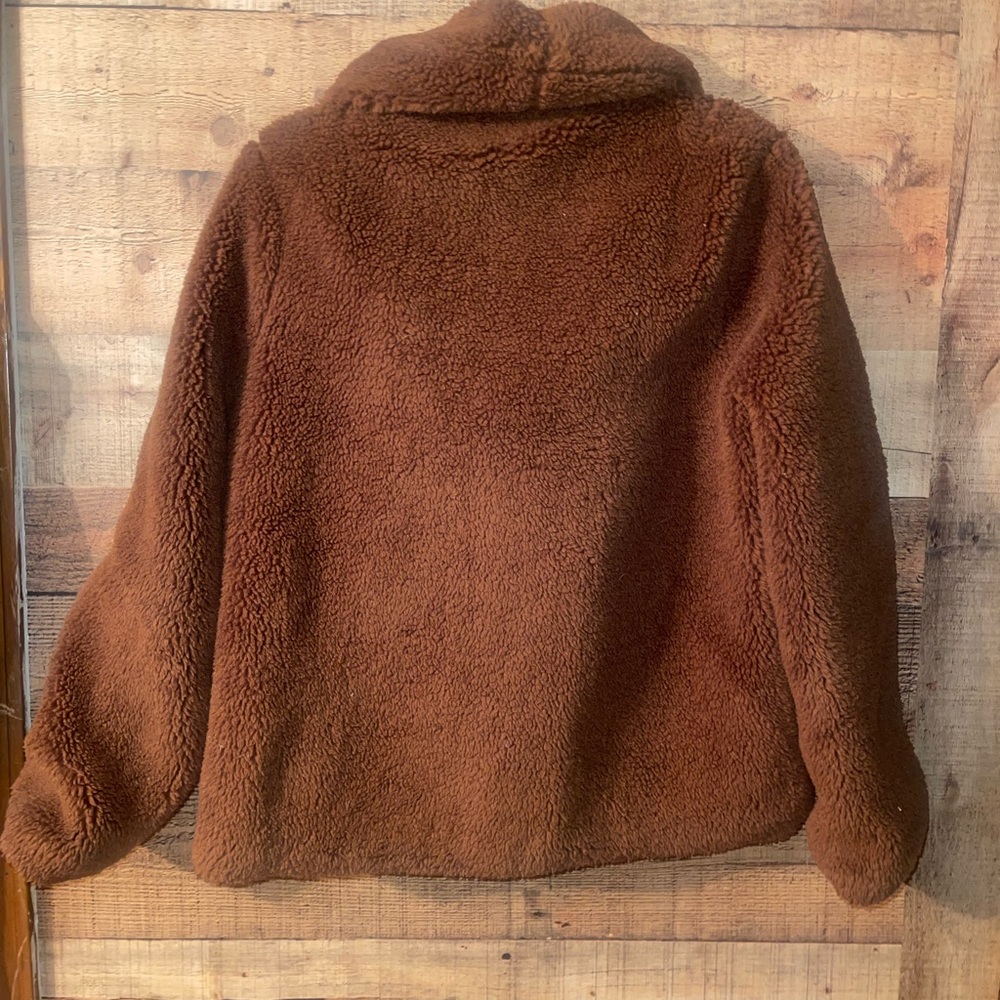 1 Sunset Lane Faux Fur Teddy Jacket Coat - Picture 4 of 7